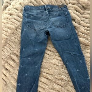 Express Ankle Length jeans with Embroidery